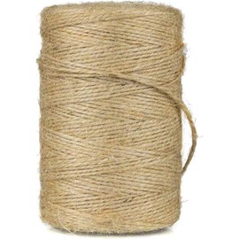 Natural Jute Twine 4mm 164ft String Rope for Crafts Wrapping Packing Wedding Gift Decor Brown Hemp Garden Home Decor 4mm 164ft Natur