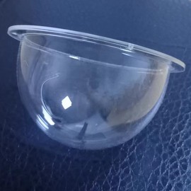 LOTOWELZON Clear 4.72Inch/120mm Acrylic Indoor/Outdoor CCTV Replacement Camera Dome Cover Security Housing Surveillance Camera Cover(Dia 4.72inch/120mm)