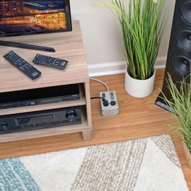 Tripp Lite ISOBAR2-6 Isobar 2 Outlet Heavy Duty Power Strip Surge Protector, 1410 Joules, 6ft Cord, Flat Plug, Metal Power Strip, Industrial Garage Work Shop Bench, Under Desk and Wall Mountable