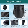 Portable Camping Shower Kit: 7ft Tent, 6000mAh Pump, 1500W Heater
