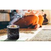 Incense Burner Made of Iron, Black, Height 6 cm, Handmade