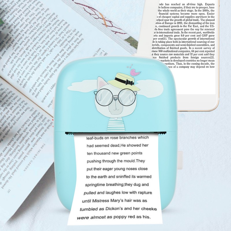 Mini Printer Hand Held Portable Pocket Student Wrong Question Photo