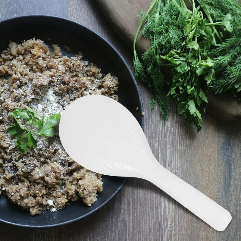 STOBAZA Reusable Rice Spoon 2-Pack Non-Stick Rice Scoop 6.85 Inch