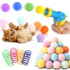 BaiKevin Low Noise Interactive Cat Ball Launcher Gun, 1 Noise-Reduced