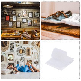 400 pcs (200 Pairs) Self Adhesive Dots,Sticky Dots, 1 Inch Square Tape with Waterproof Sticky Adhesive Glue Fastener for Office,School,Classroom (White)