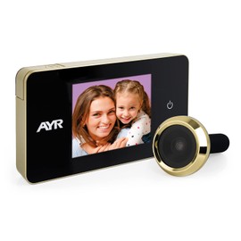 AYR 756 7560 Door Viewer Matt Nickel / Polished Brass