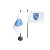 Flaggenfritze Table Flag Bosnia Old 1992-1998 + Free Sticker