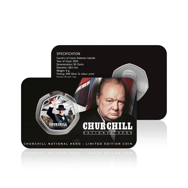 60th Anniversary of the Death of Winston Churchill Silver Coin
