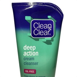 Clean & Clear Deep Action Cream Cleanser Oil-Free, Original Formula, 6.5 oz, NEW