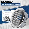 KUAFU 3'' Round Air Vent Cover Hood for Marine Boat