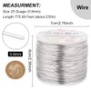Benecreat 12, 17, 18 Gauge Anodised Aluminium Craft Wire, for