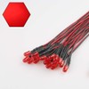 EDGELEC 50pcs 12 Volt 5mm Red LED Lights Emitting Diodes,