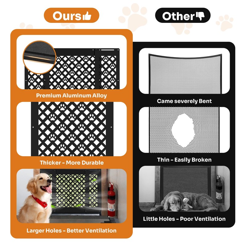 Adjustable RV Screen Door Protector — 21" - 31.5", Aluminum