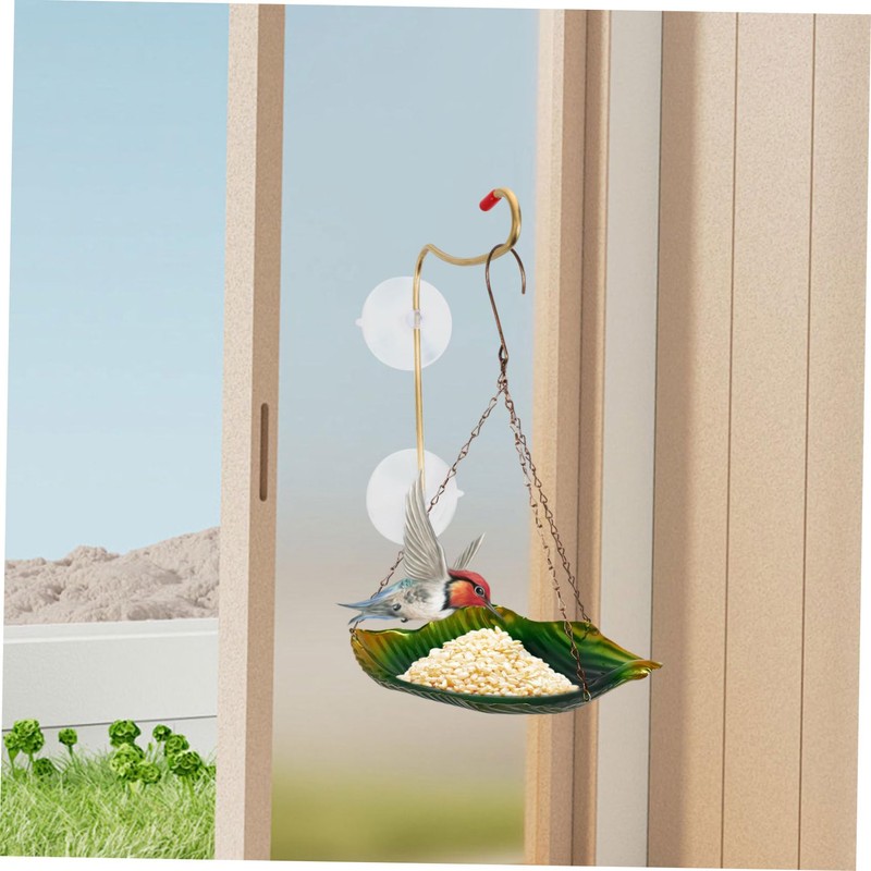 CIYODO Bird Feeder Hook for Hanging Baskets Durable Window Bird