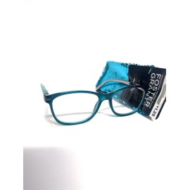 Foster Grant reading glasses, Mirelle aqua color +1.25