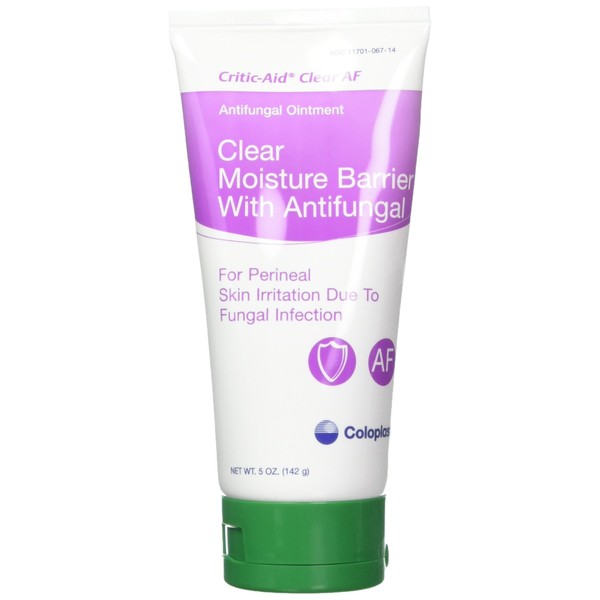 Critic-Aid Clear Antifungal Moisture Barrier Ointment - 5 Ounce Tube - Pack of 2