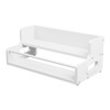 KLM Wood 2-Tier Liquor Bottle Display Shelf, Bar Counter Organizer