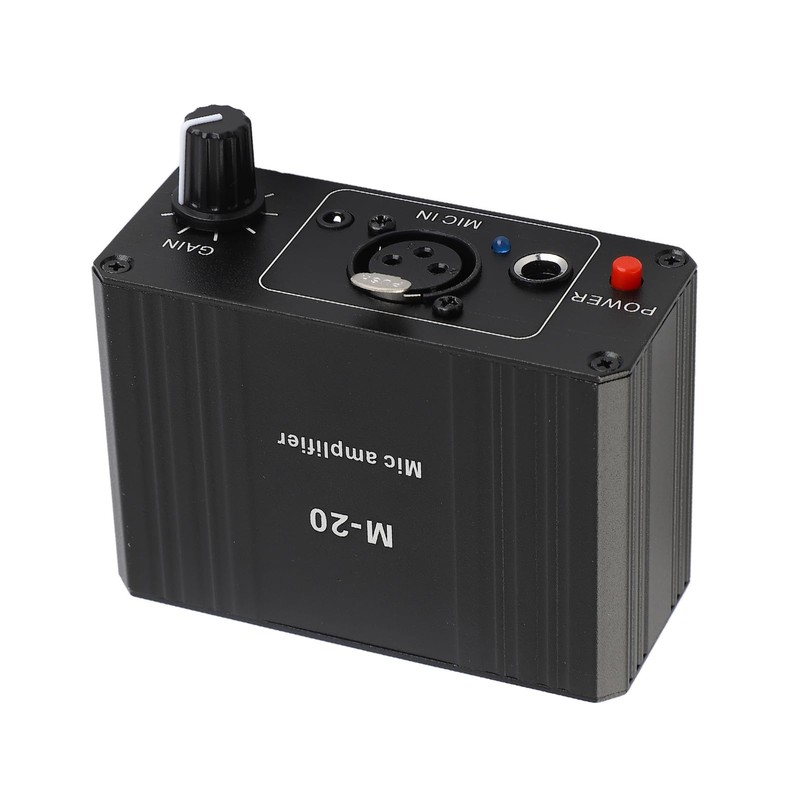 Microphone Preamp, High Gain 48 V Phantom Power Interface XLR
