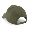 Beechfield B638 Removable Patch 5 Panel Cap - Military Green