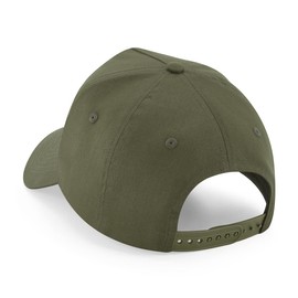 Beechfield B638 Removable Patch 5 Panel Cap - Military Green