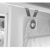 Kutti Olivia Roman Blind with Eyelets Grey / White /