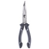 KWB Needle Nose Pliers 200 mm Curved Cutting Edges Hardened,