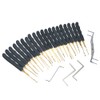 24pcs Lock Unlocking Picking Set Kit Tool with Transparent Practice