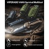 VIPERADE VAK6 Survival Multitool with Folding Knife, LED Flashlight, Pulse