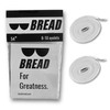 Bread Elastic Shoelaces (36", Cloud White)