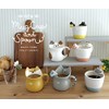 DECOLE 743525 Nap Spoon with Your Cup, Kuro, Approx. 1.2