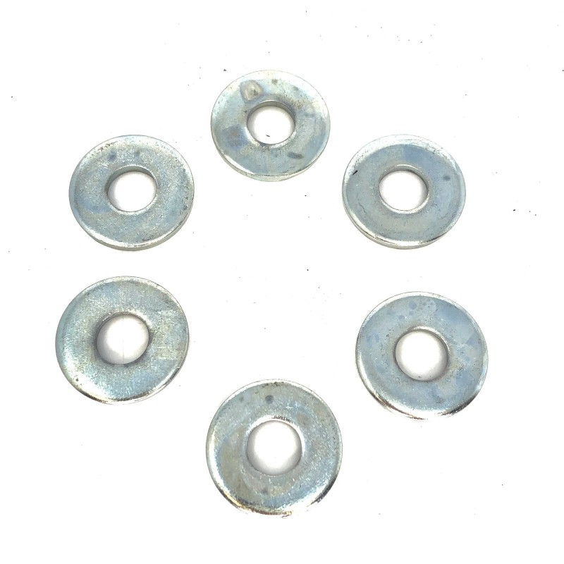 6 Pcs Rhino Rotary Cutter Flex Coupler Shaped washers code