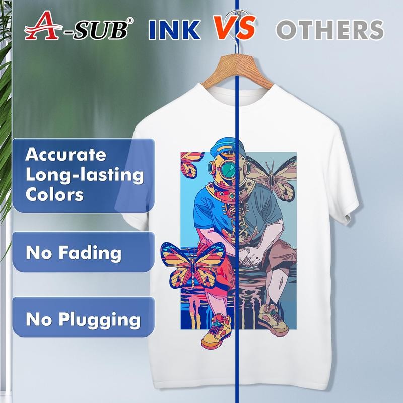 A-SUB Sublimation Ink for Epson Inkjet Printer 4x120ML