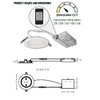 Nora NEFLINTW-R4MPW 4" E-Series Flin LED Downlight (27K/30K/35K/40K/50K), No Housing