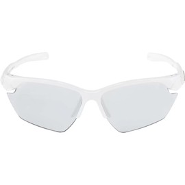 ALPINA TWIST FIVE S HR V - Selbsttönende, Bruchfeste & Beschlagfreie Sport- & Fahrradbrille Mit 100% UV-Schutz Für Erwachsene, white gloss, One Size