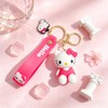 Kawaii Cat Keychain - Cute Cartoon Bag Charm for Women