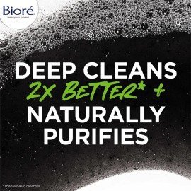 Jabón Facial Bioré Deep Pore Charcoal Para Uso Diario, 200 M