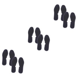 Baluue 3sets Bamboo Foot Care Insoles Activated Charcoal Shoe Insoles Size 42 2pairs*3