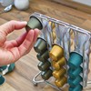 bremermann Kapselhalter für NESPRESSO Kapselständer, Kapselspender für 30 Kapseln (Chrom)