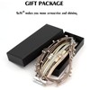 Suyi Multilayer Leather Bracelet Set 2 Pieces Beads Wrap Bracelet