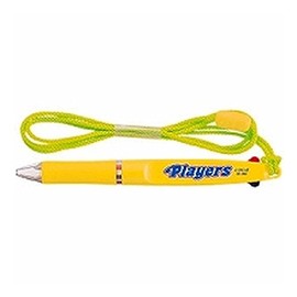 Mitsubishi Pencil 2 Color Ballpoint Pen with Strap SE382.2 Yellow "2 Pieces"