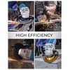 DongCheng 9.2 Amp Power Angle Grinders, 4-1/2 in., 11800RPM, Tool-Free