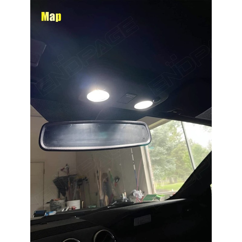 ENDPAGE 5-Pieces Super Bright Interior LED Light Kit Compatible with