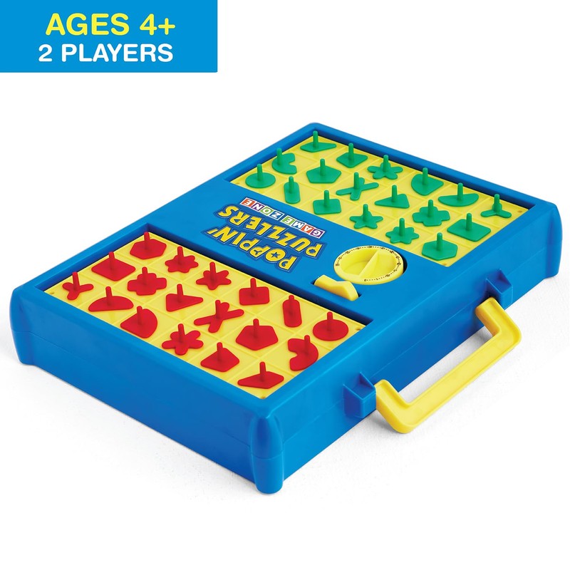 Game Zone Poppin' Puzzlers - Interactive Puzzle Game for 2