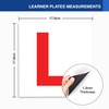 ARVO Magnetic L Plates for Cars - Pack of 2