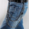JAZTAKU Punk Spike Pant Chain for Men Waist Chain Emo