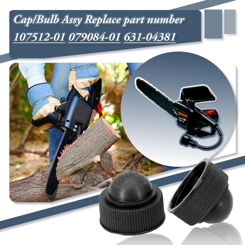 4Pcs 107512-01 Oil Cap Bulb Assembly Replacement for MTD Remington