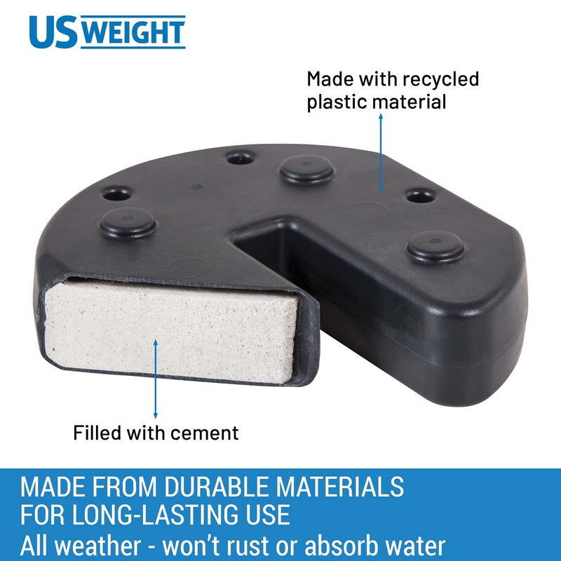 US Weight 40 Pound Canopy Weight Set of 4 and