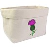 Large 'Thistle' Canvas Organiser/Storage Bag (OR00016625)