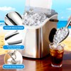 Metal Ice Scoop，Kitchen Ice Scooper for Ice Maker,Stainless Steel Small