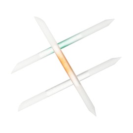 PACKOVE 3Pcs Nail Sanding Strips Glass Nail Files for Professional Manicure Durable Beauty Nail Art Tools Includes Transparent for Home and Salon Use